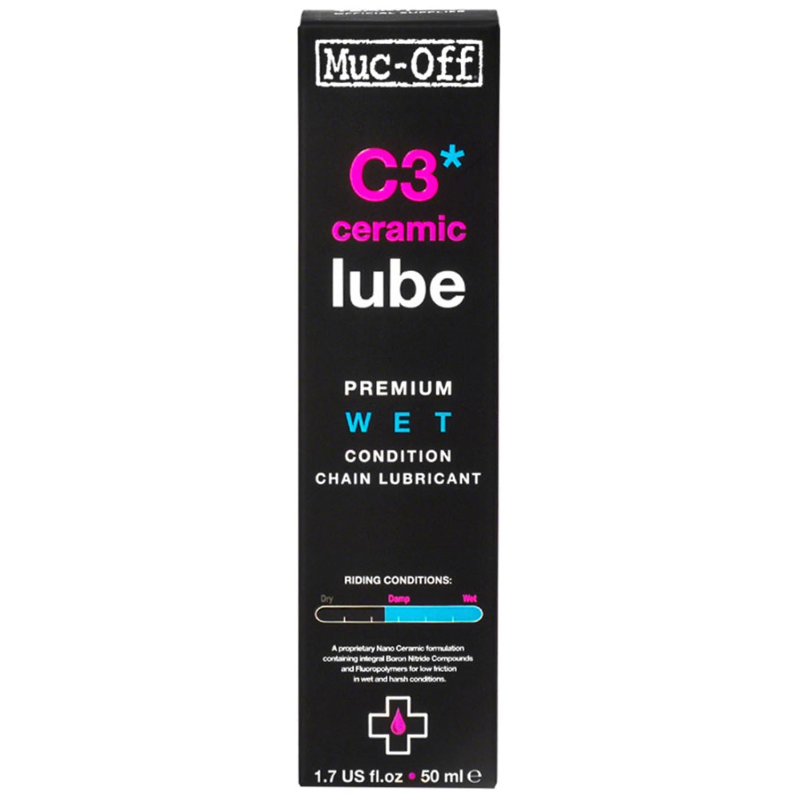 Muc-Off C3 Wet Ceramic - Chain Lubricant - 50ml [MPN: 869]_1227801