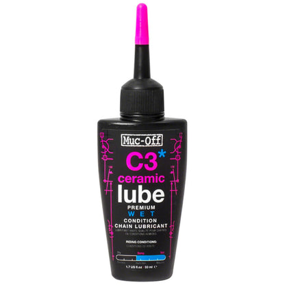 Muc-Off C3 Wet Ceramic - Chain Lubricant - 50ml [MPN: 869]_1227778