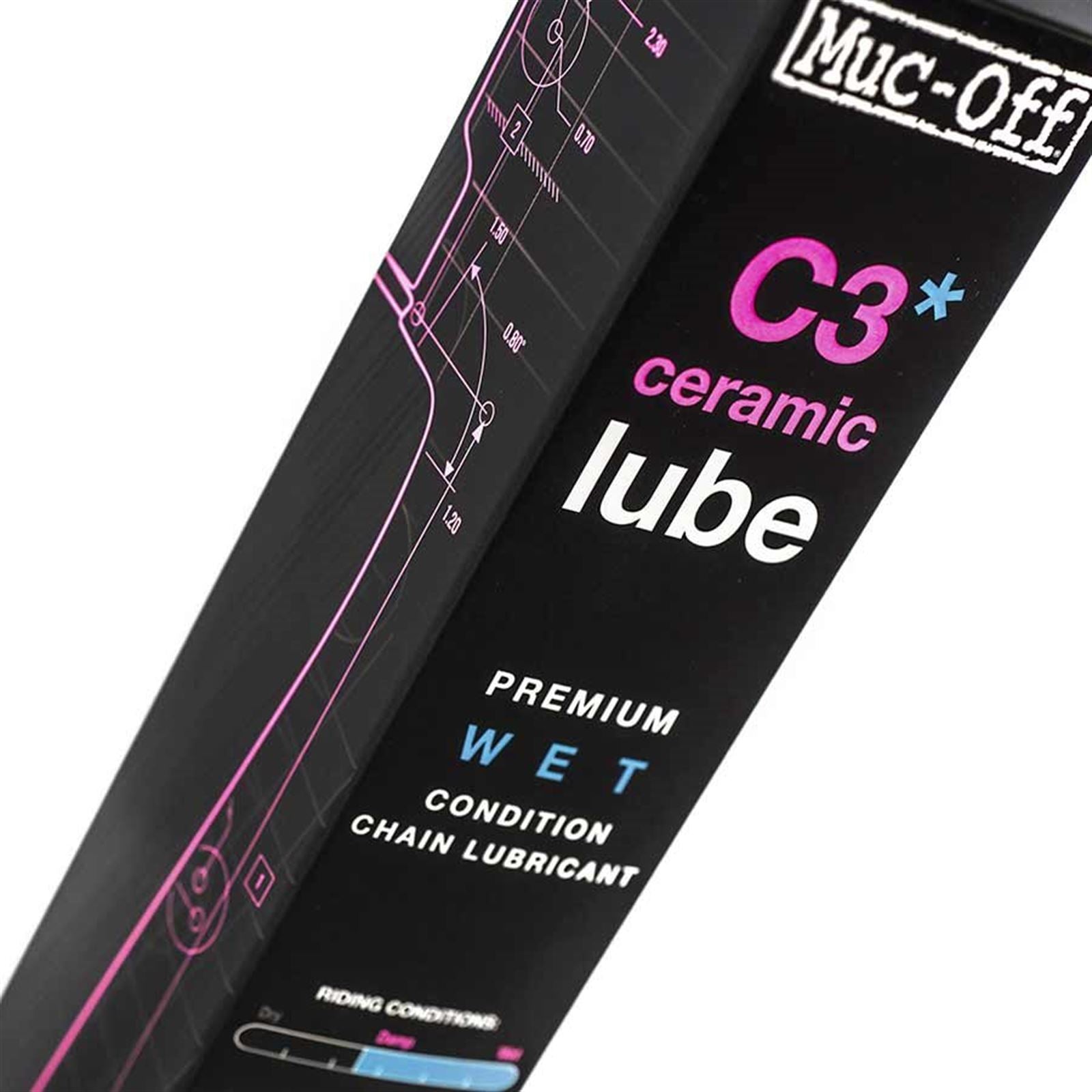 Muc-Off C3 Wet Ceramic - Chain Lubricant - 120ml [MPN: 870]_1107947