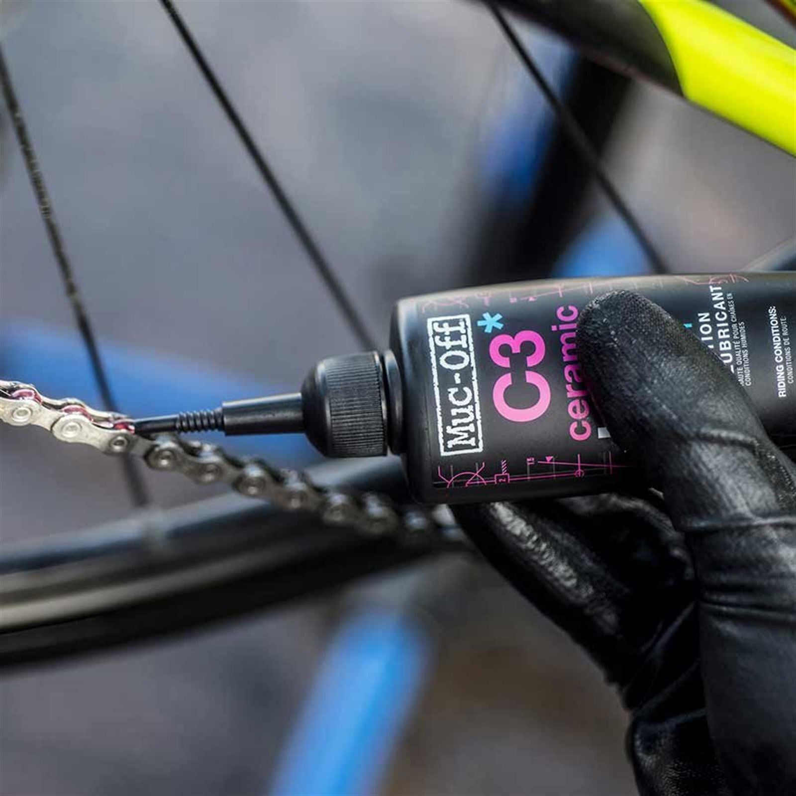 Muc-Off C3 Wet Ceramic - Chain Lubricant - 120ml [MPN: 870]_1107948