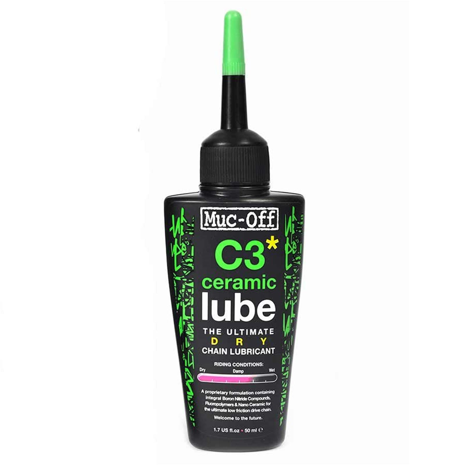 Muc-Off Ceramic Dry Lubricant - 50ml with UV Torch [MPN: 871]_1108026