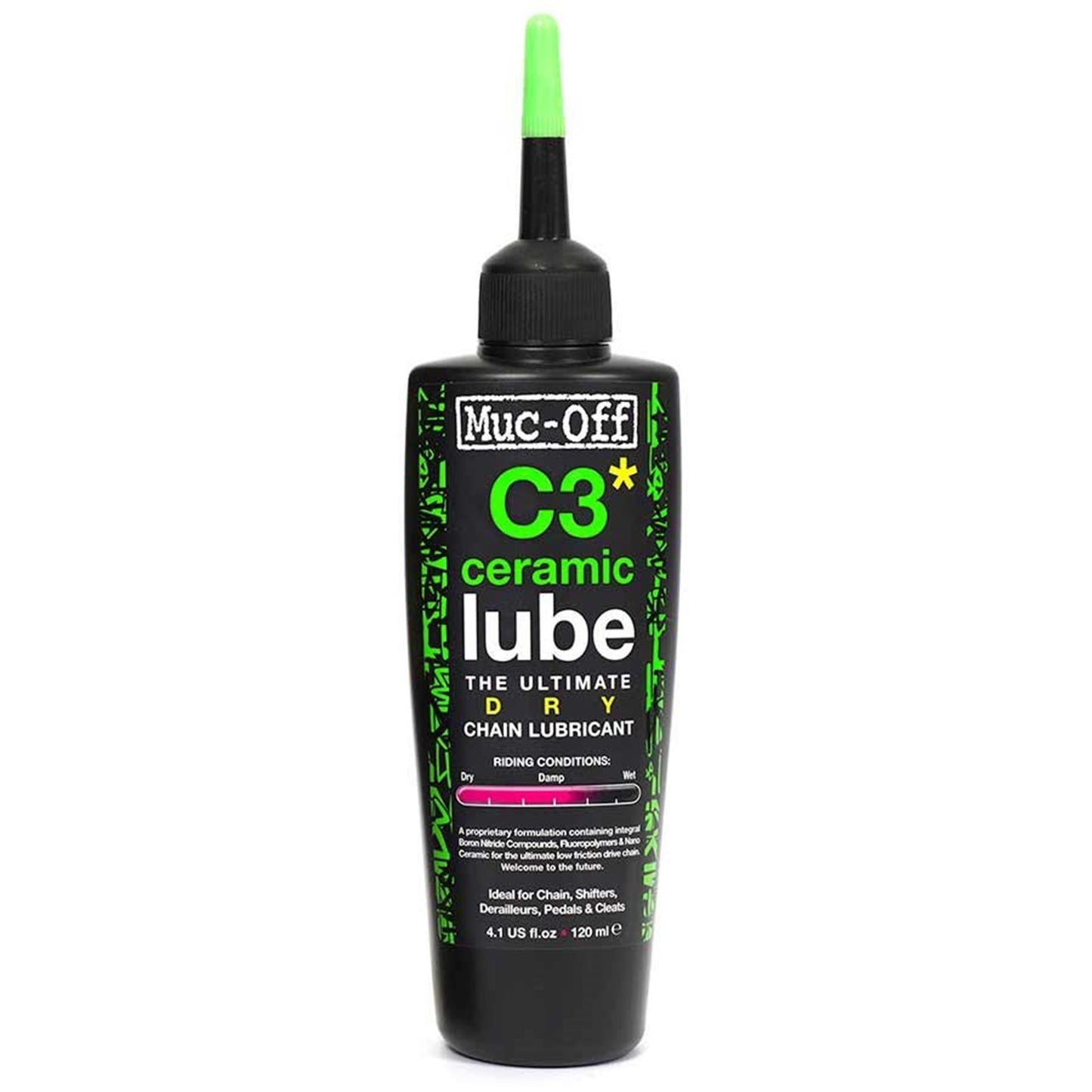 Muc-Off Ceramic Dry Lubricant - 120ml with UV Torch [MPN: 872]_1108003