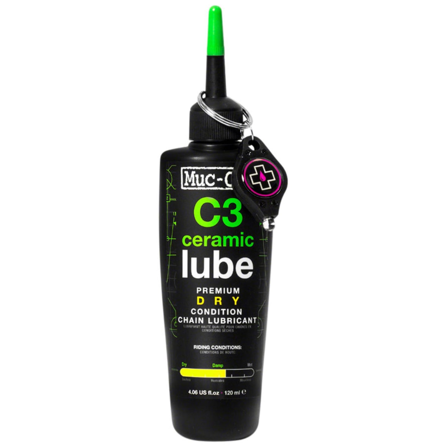 Muc-Off Ceramic Dry Lubricant - 120ml with UV Torch [MPN: 872]_1227759