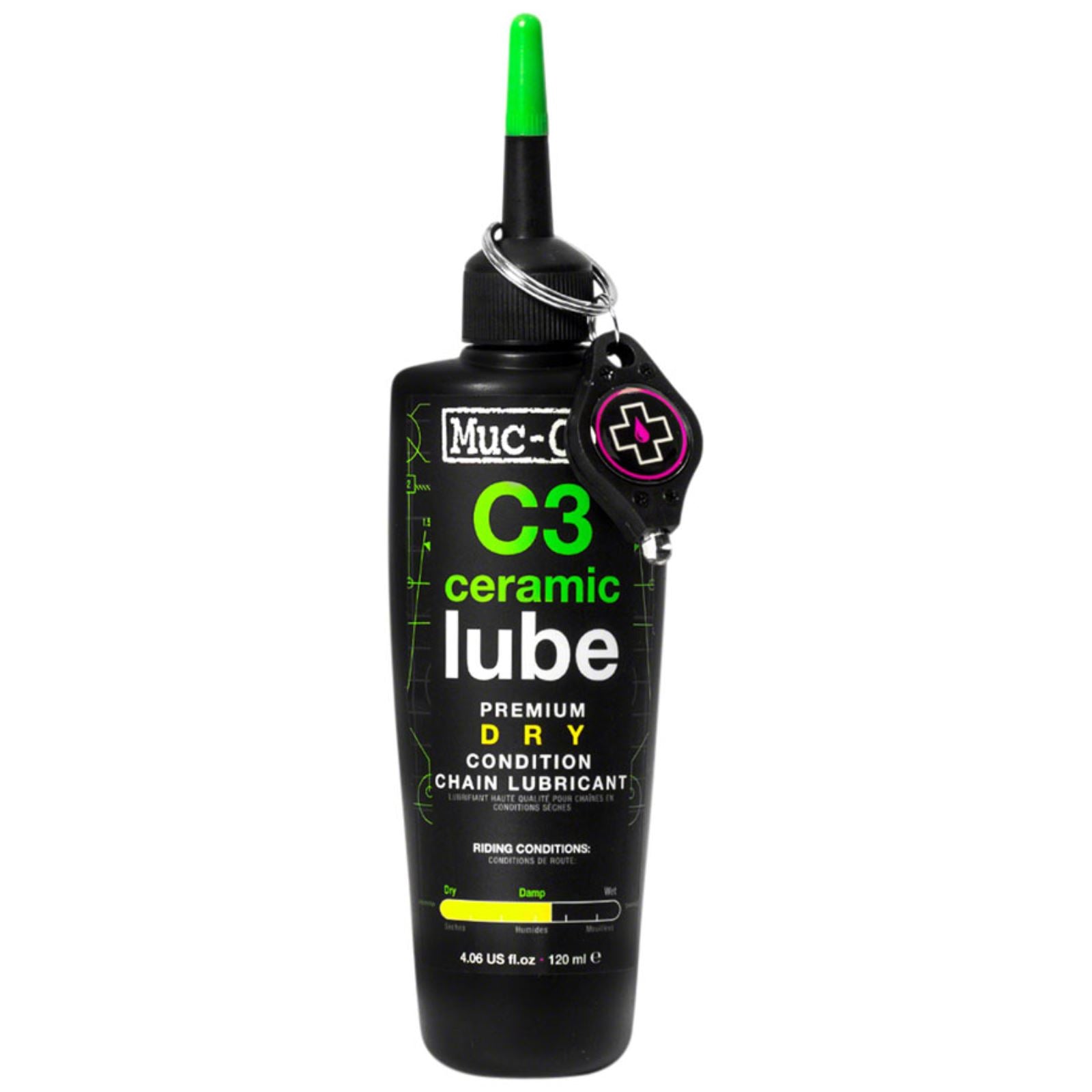 Muc-Off Ceramic Dry Lubricant - 120ml with UV Torch [MPN: 872]_1227759