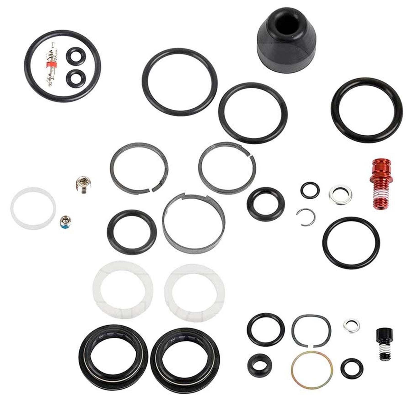 RockShox Service Kit - Solo Air and Damper Seals - Hardware & Black Seals 11.4018.018.001_1108192