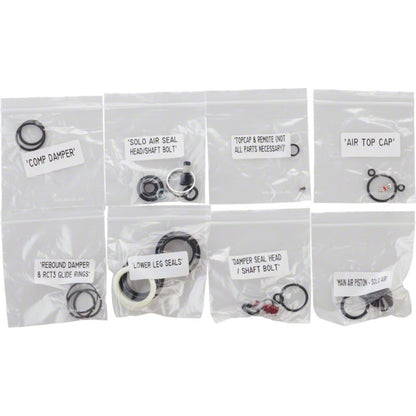 RockShox Service Kit - Solo Air and Damper Seals - Hardware & Black Seals 11.4018.018.001_1189957