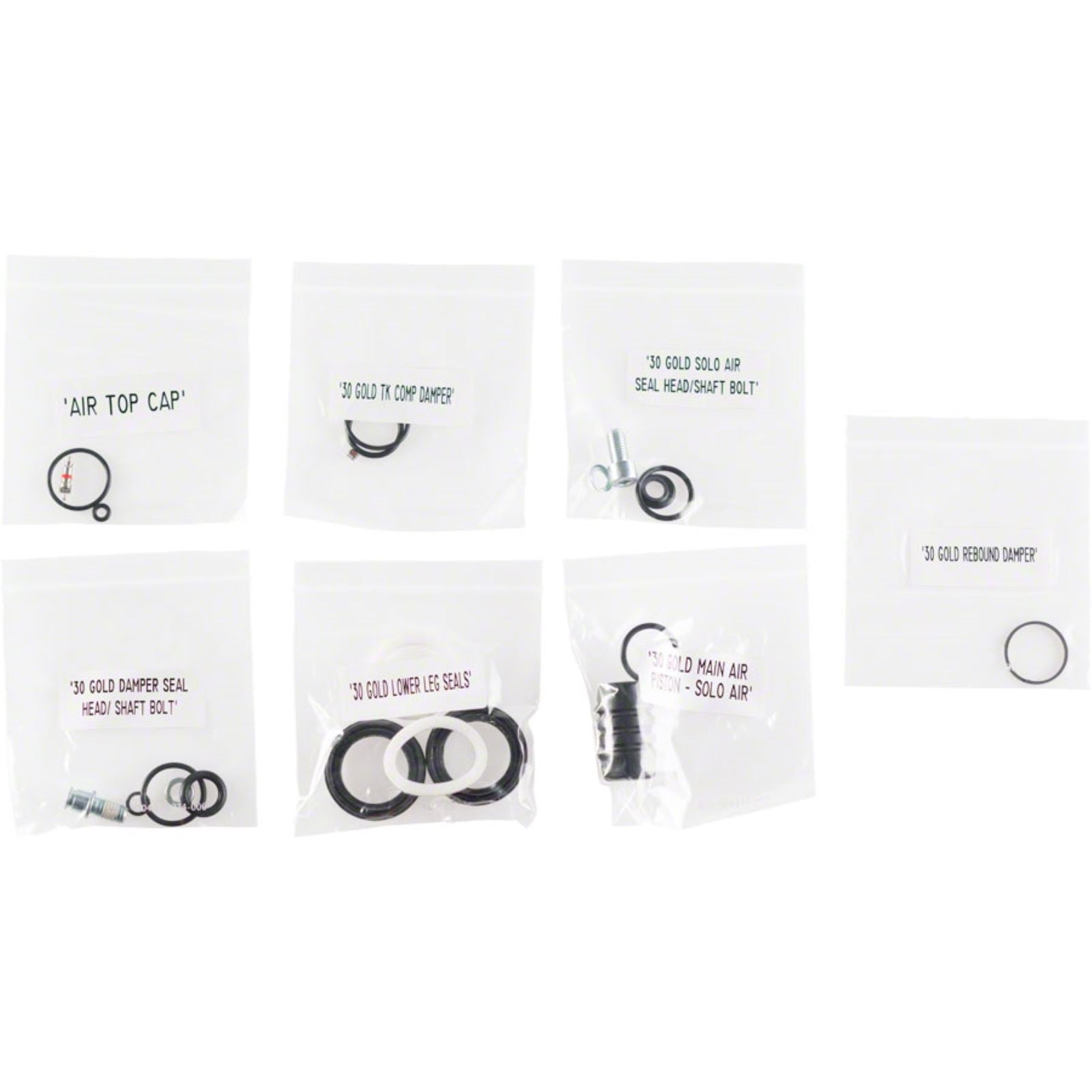 RockShox Service Kit - 30 Gold Solo and Damper Seals and Hardware A1 11.4018.035.000_1189974