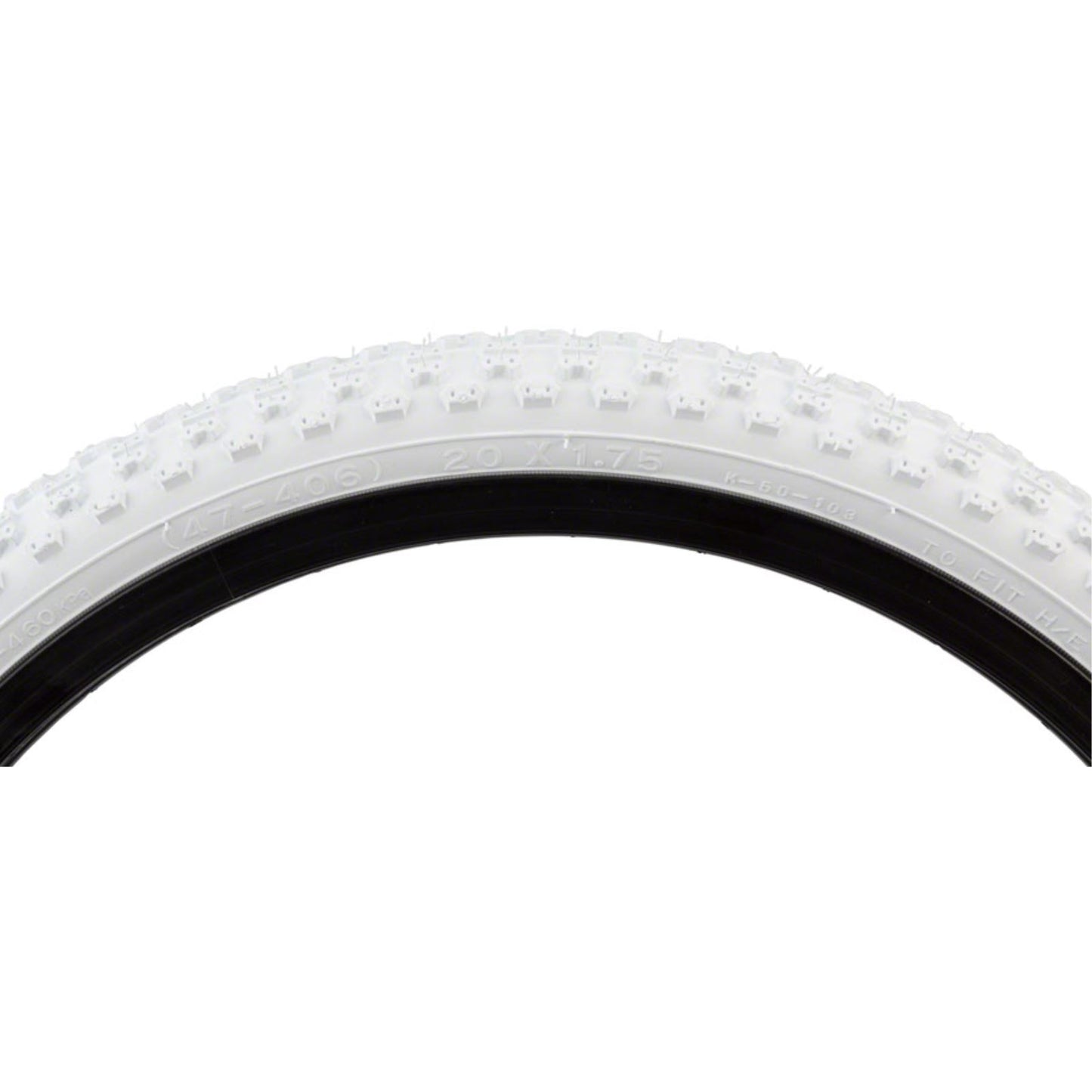 Kenda - Bicycle MX K50 Bike Tire 20''x1.75 - White 02120A03_1225760