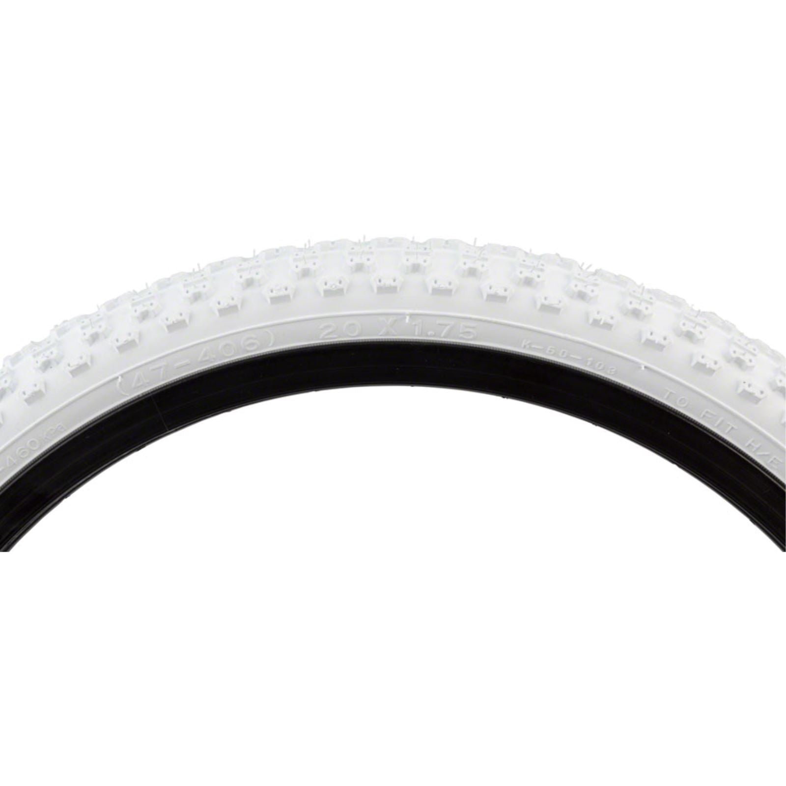 Kenda - Bicycle MX K50 Bike Tire 20''x1.75 - White 02120A03_1225760