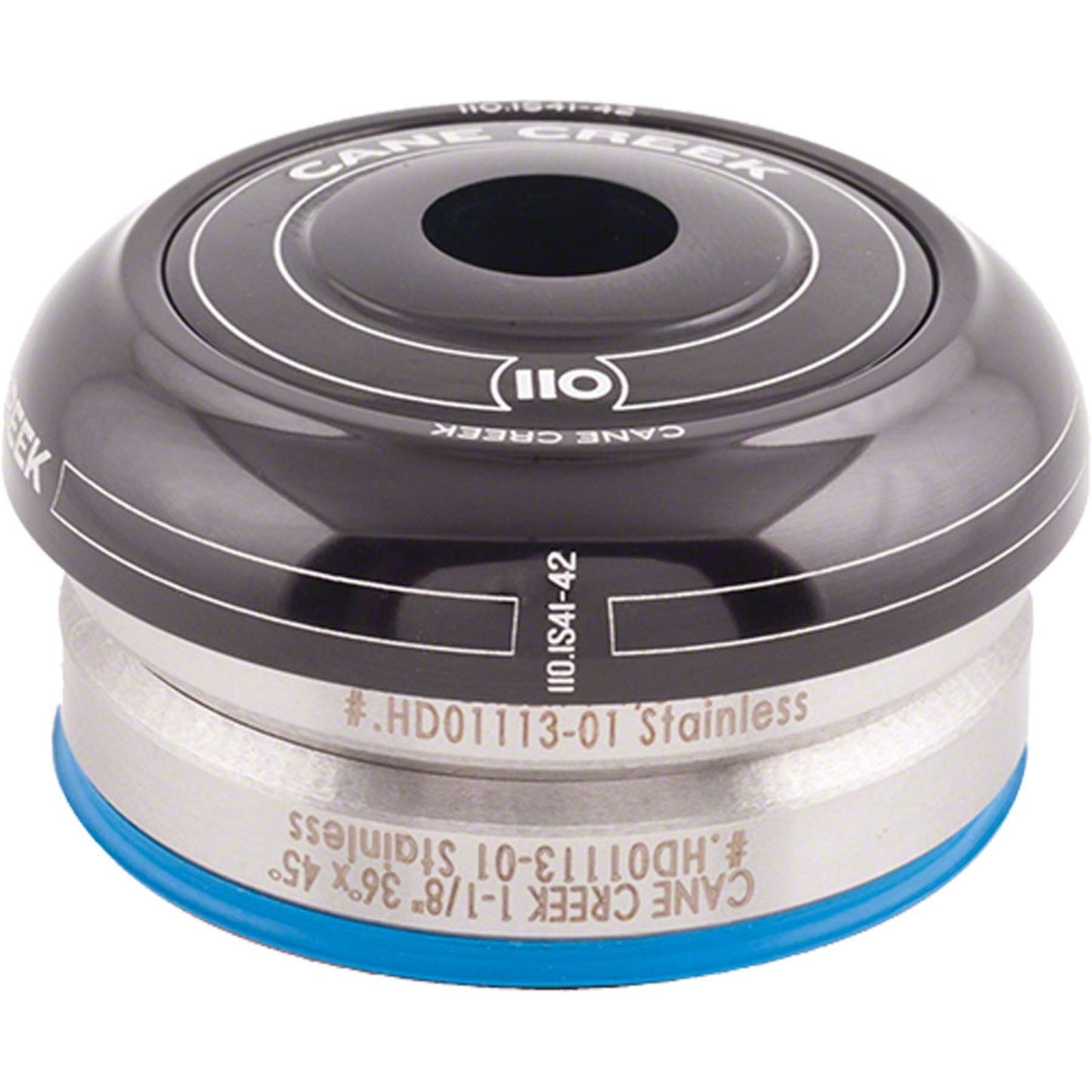 Cane Creek 110 Int Set Short Blk 1-1/8" 41mm Head-Tube IS41/28.6|IS41/30 [MPN: BAA0144K]_1319646