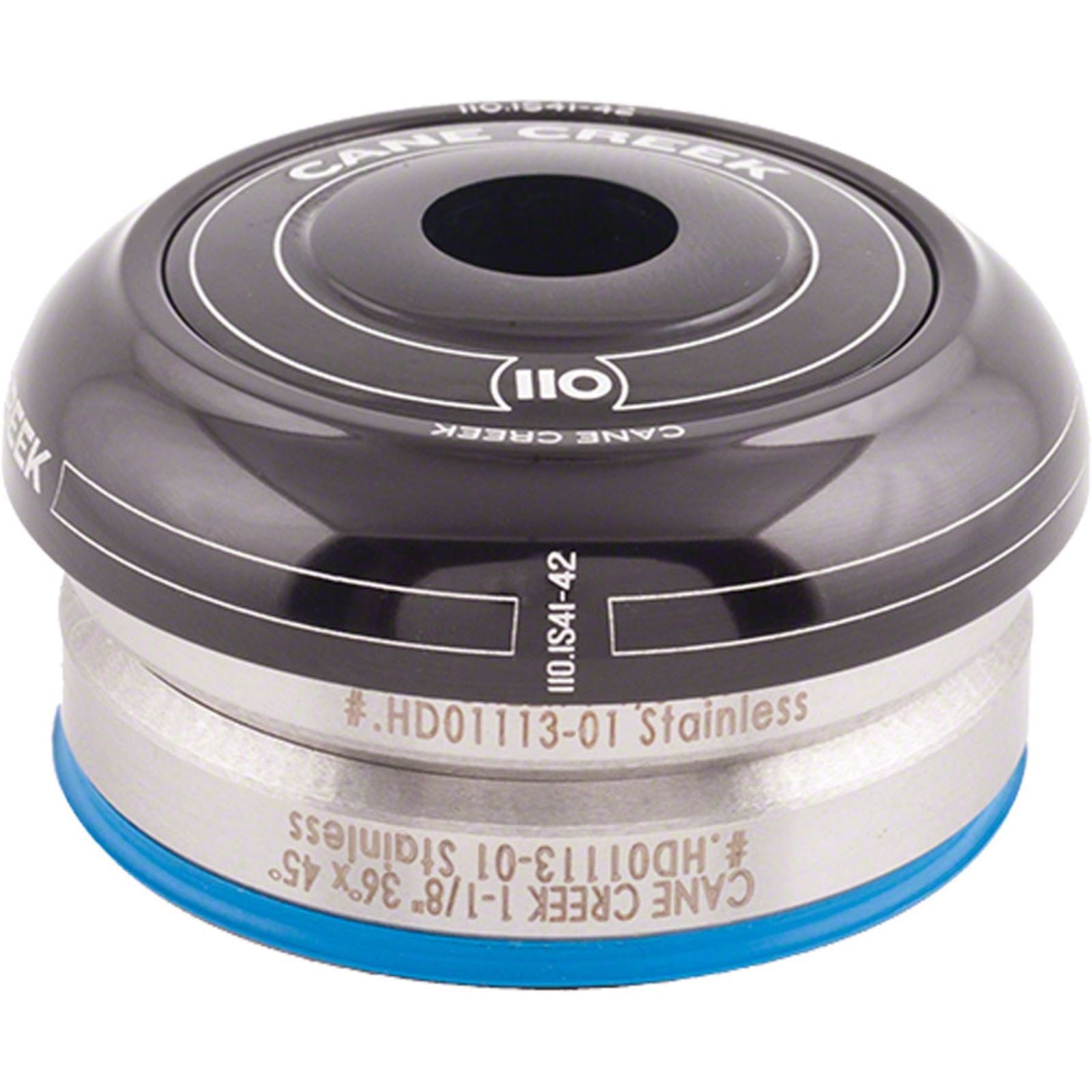 Cane Creek 110 Int Set Short Blk 1-1/8" 41mm Head-Tube IS41/28.6|IS41/30 [MPN: BAA0144K]_1319646
