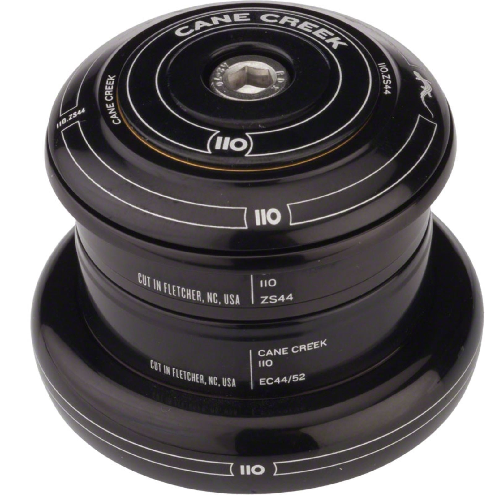 Cane Creek 110 ZS External Headset Black for 44mm Head Tube Tapered [MPN: BAA0762K]_1319805