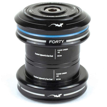Cane Creek 40-Series Ext Cup Set Black 1-1/8"-34mm Head-Tube EC34/28.6|EC34/30 [MPN: BAA0068K]_1108913