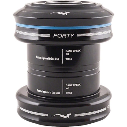 Cane Creek 40-Series Ext Cup Set Black 1-1/8"-34mm Head-Tube EC34/28.6|EC34/30 [MPN: BAA0068K]_1319678
