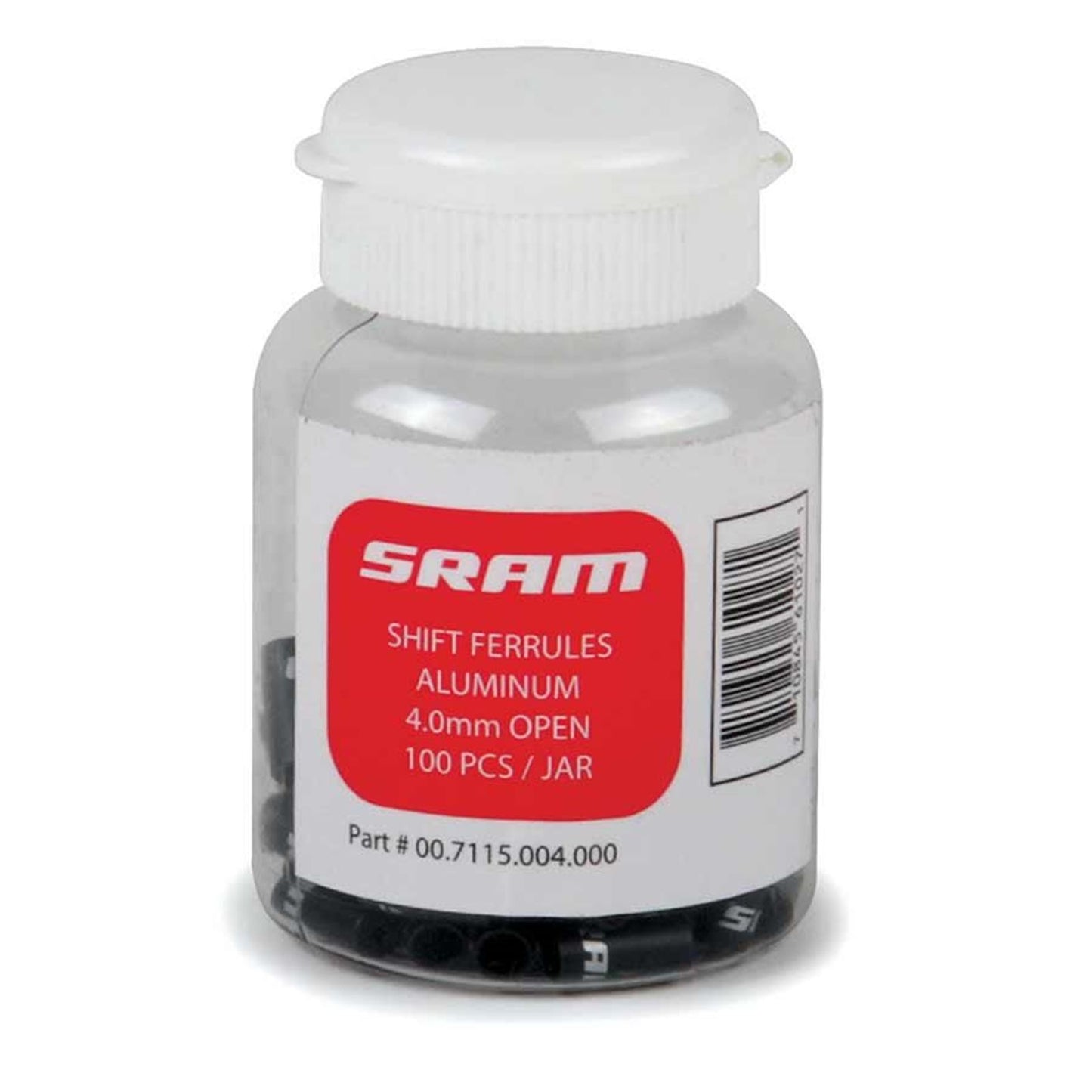 SRAM Al Ferrule 4mm - Black - 100pcs [MPN: 00.7115.004.000]_1109054