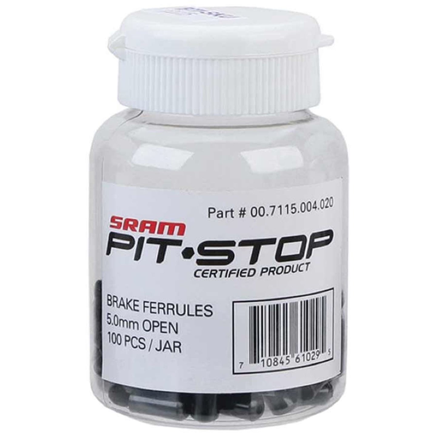 SRAM Brass Ferrule 5mm - Black - 100pcs [MPN: 00.7115.004.020]_1109031