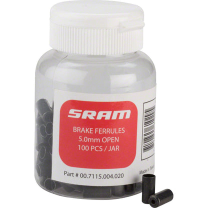 SRAM Brass Ferrule 5mm - Black - 100pcs [MPN: 00.7115.004.020]_1212903