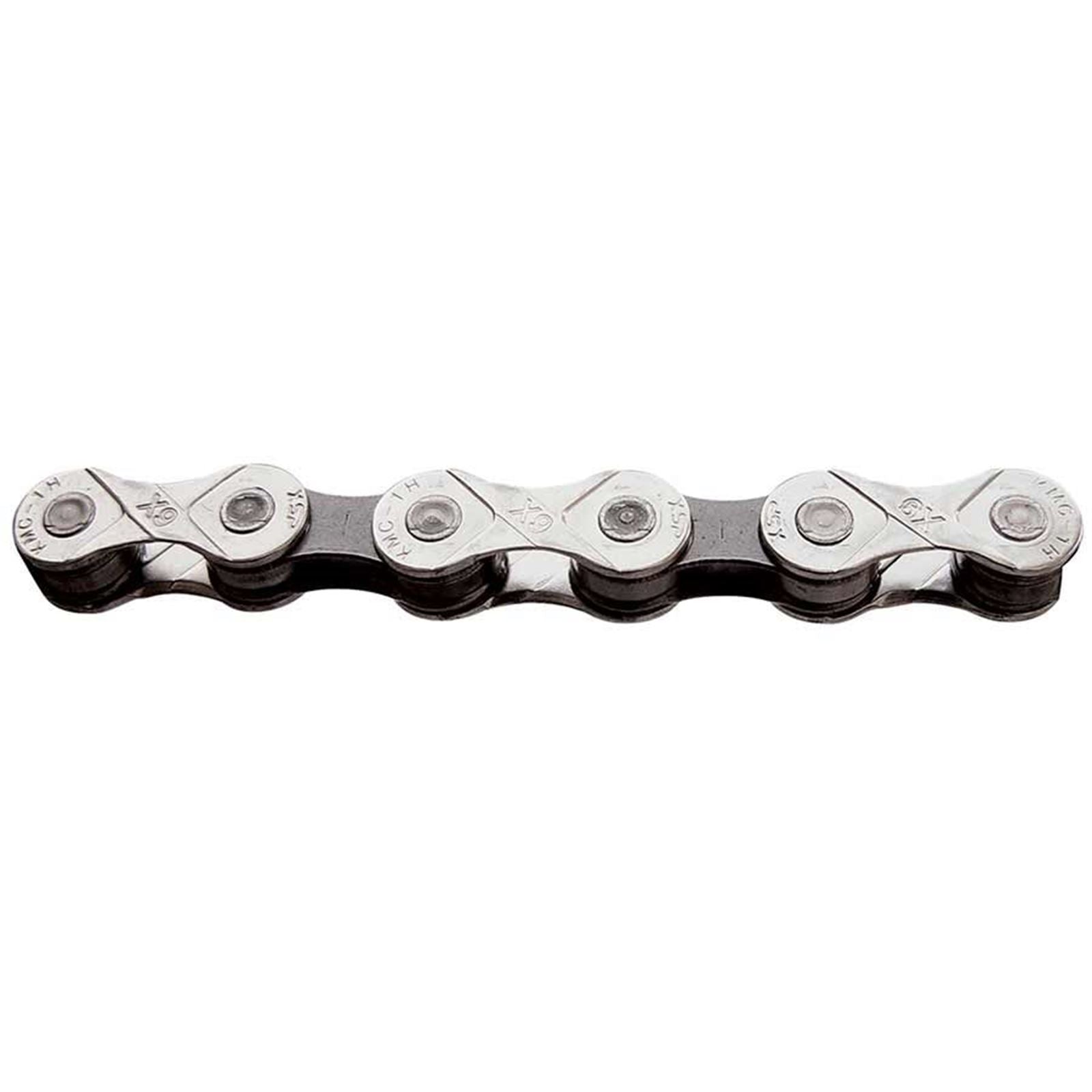 KMC X9 NP/GY Chain 9sp. - 116 Links - Silver [MPN: X9.93 x 116L]_1109133