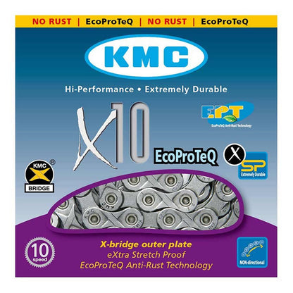 KMC X10 EPT Chain 10sp. - 116 Links [MPN: X10 EPT x 116L]_1109142