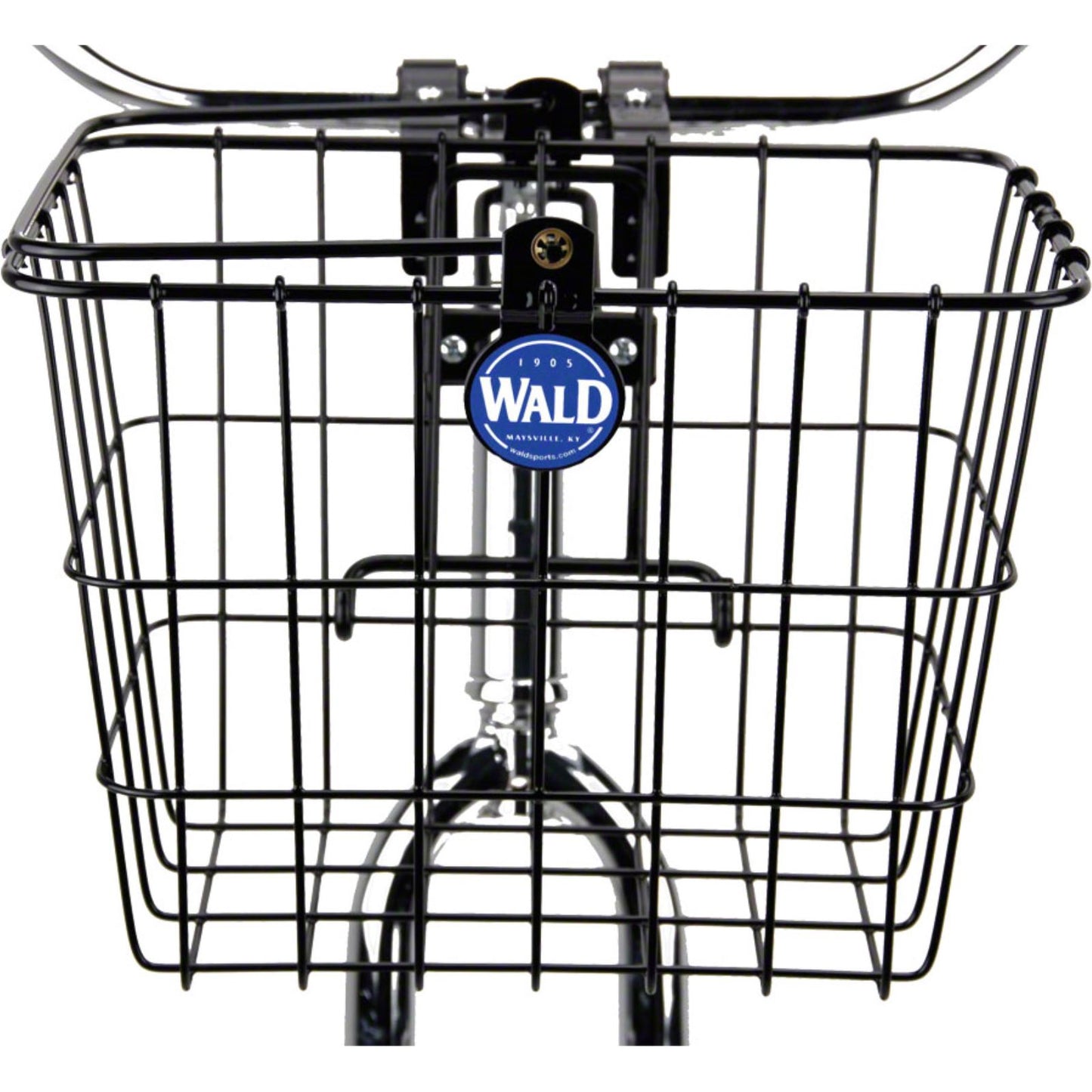 Wald Easy On/Off Compact Bicycle Basket - Gloss Black - 11.75 X 8 X 9 [MPN: 3114GB]_1178786