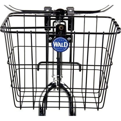 Wald Easy On/Off Compact Bicycle Basket - Gloss Black - 11.75 X 8 X 9 [MPN: 3114GB]_1178786