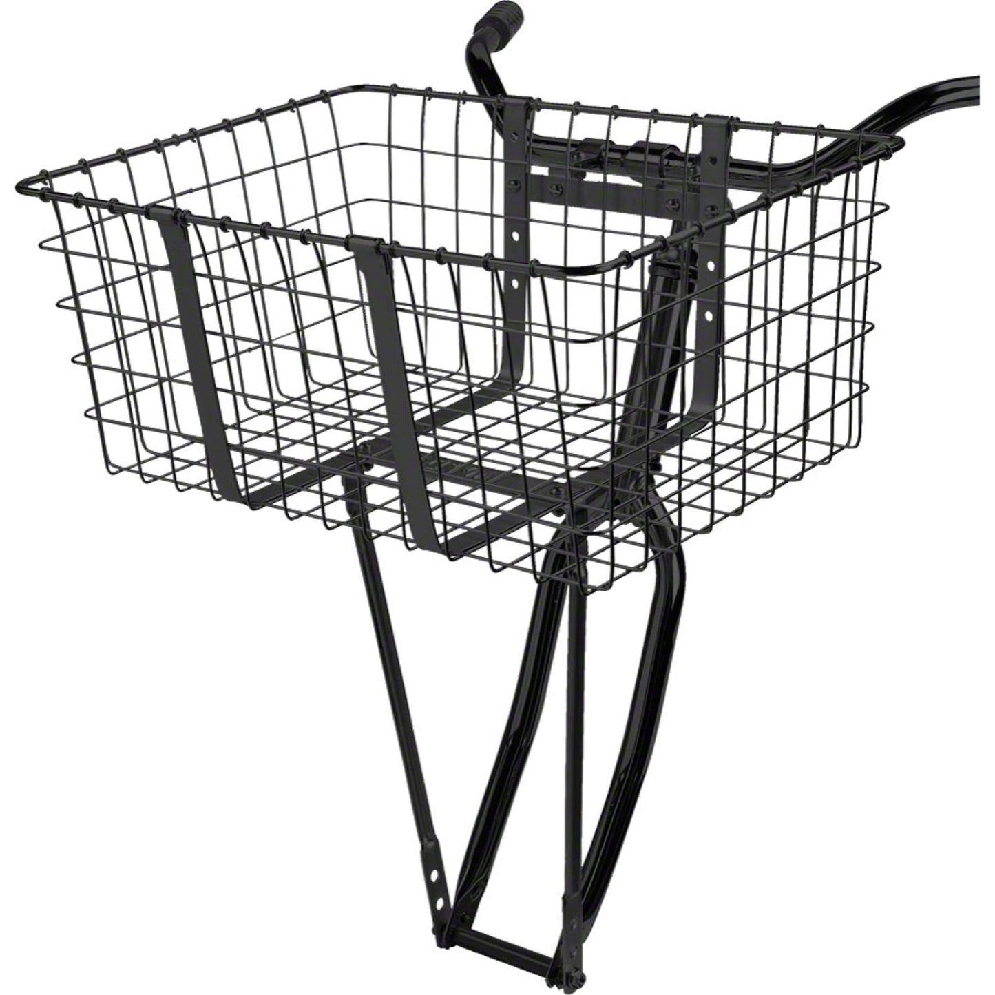 Wald Giant Delivery Bicycle Basket - Black - 21" x 15" x 9" [MPN: 157GB]_1178791