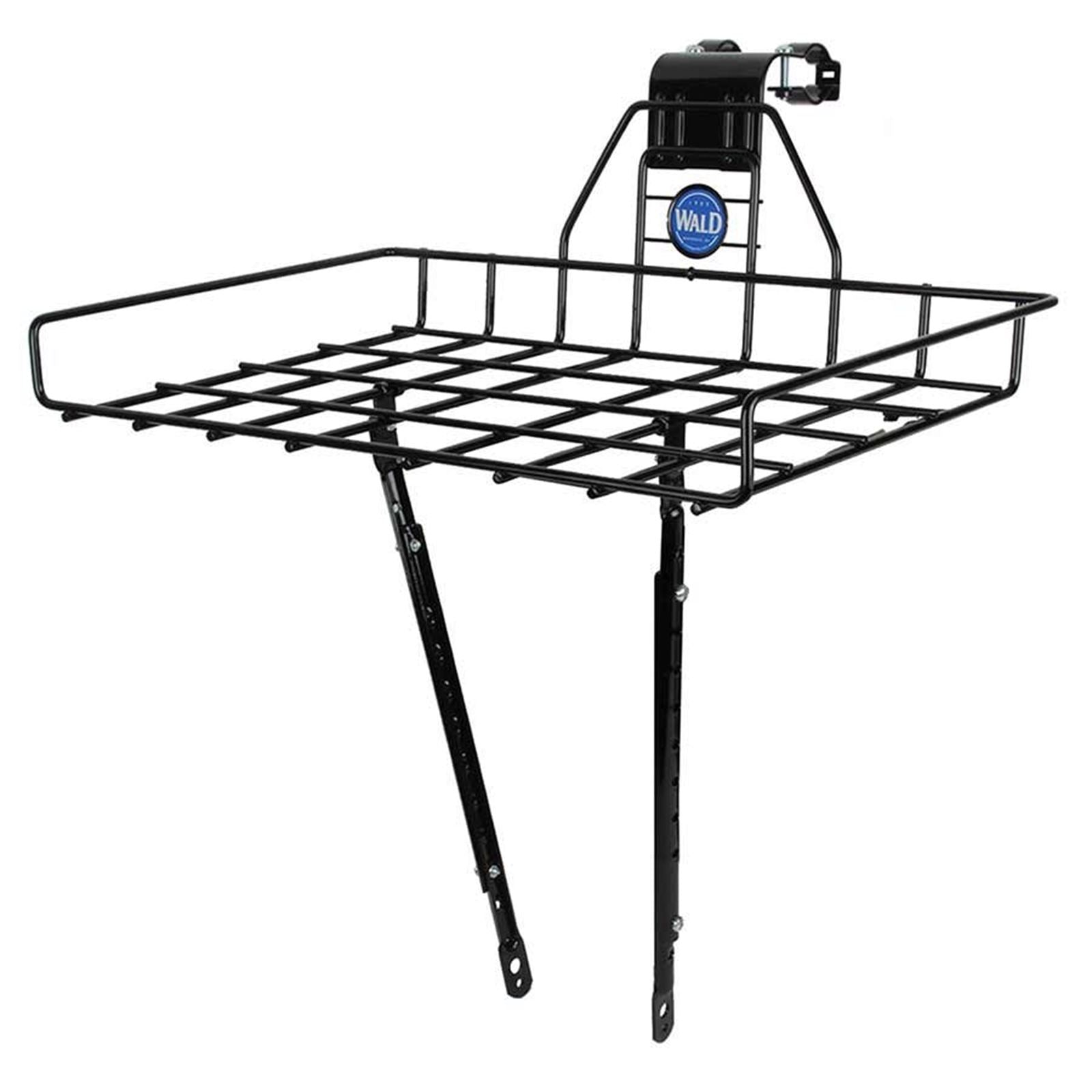 Wald Multi-Fit Front Rack - Black "Pizza Delivery Basket" - 20-1/2" x 13" x 2" [MPN: 257GB]_1109472