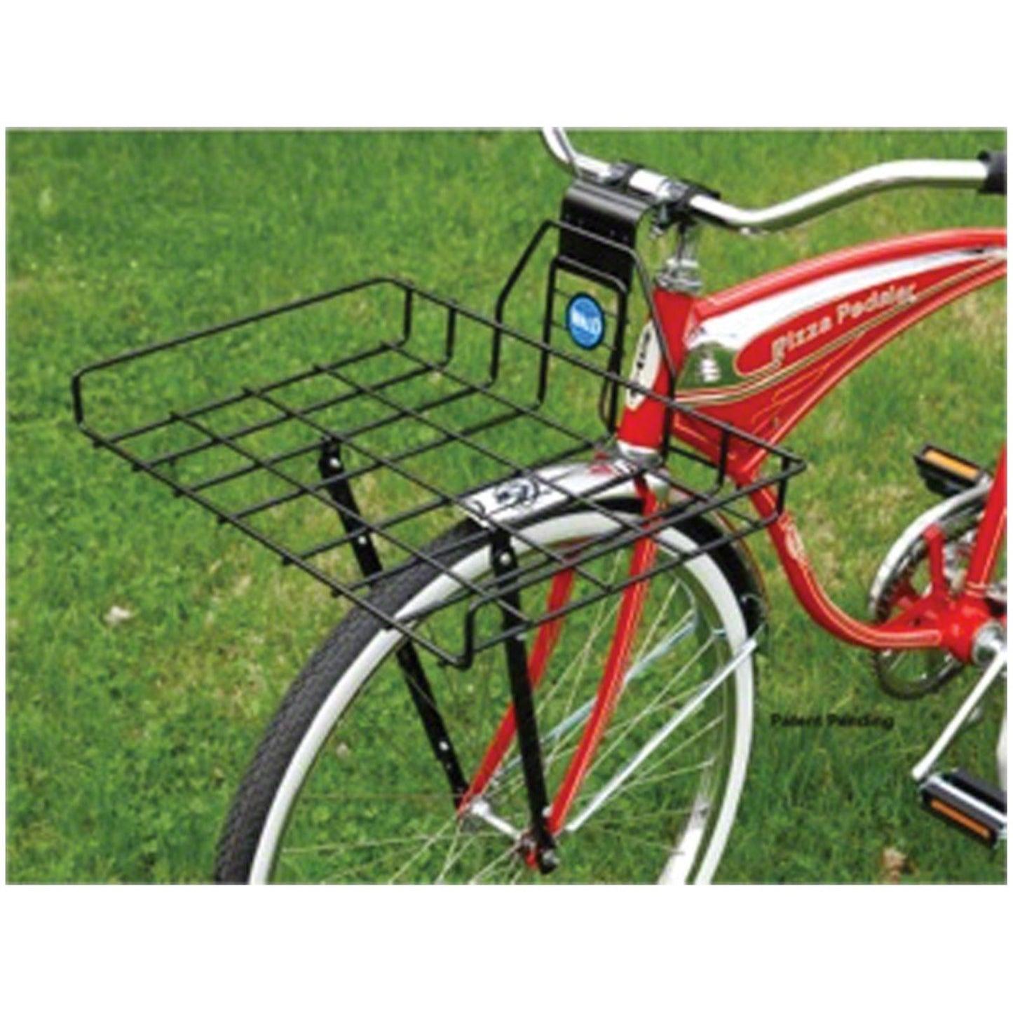 Wald Multi-Fit Front Rack - Black "Pizza Delivery Basket" - 20-1/2" x 13" x 2" [MPN: 257GB]_1199592