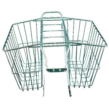 Wald Twin Rear Medium Bicycle Basket - Silver - 13.5" x 6.25" x 11" [MPN: 520]_1109474