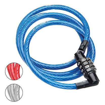 Kryptonite Keeper Combo Cable Bike Lock, 7mm/122cm - Blue [MPN: 004929]_1109487