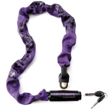 Kryptonite Keeper 785 Integrated Chain Bike Lock - Key - 7mm/85cm - Purple [MPN: 001614]_1109492