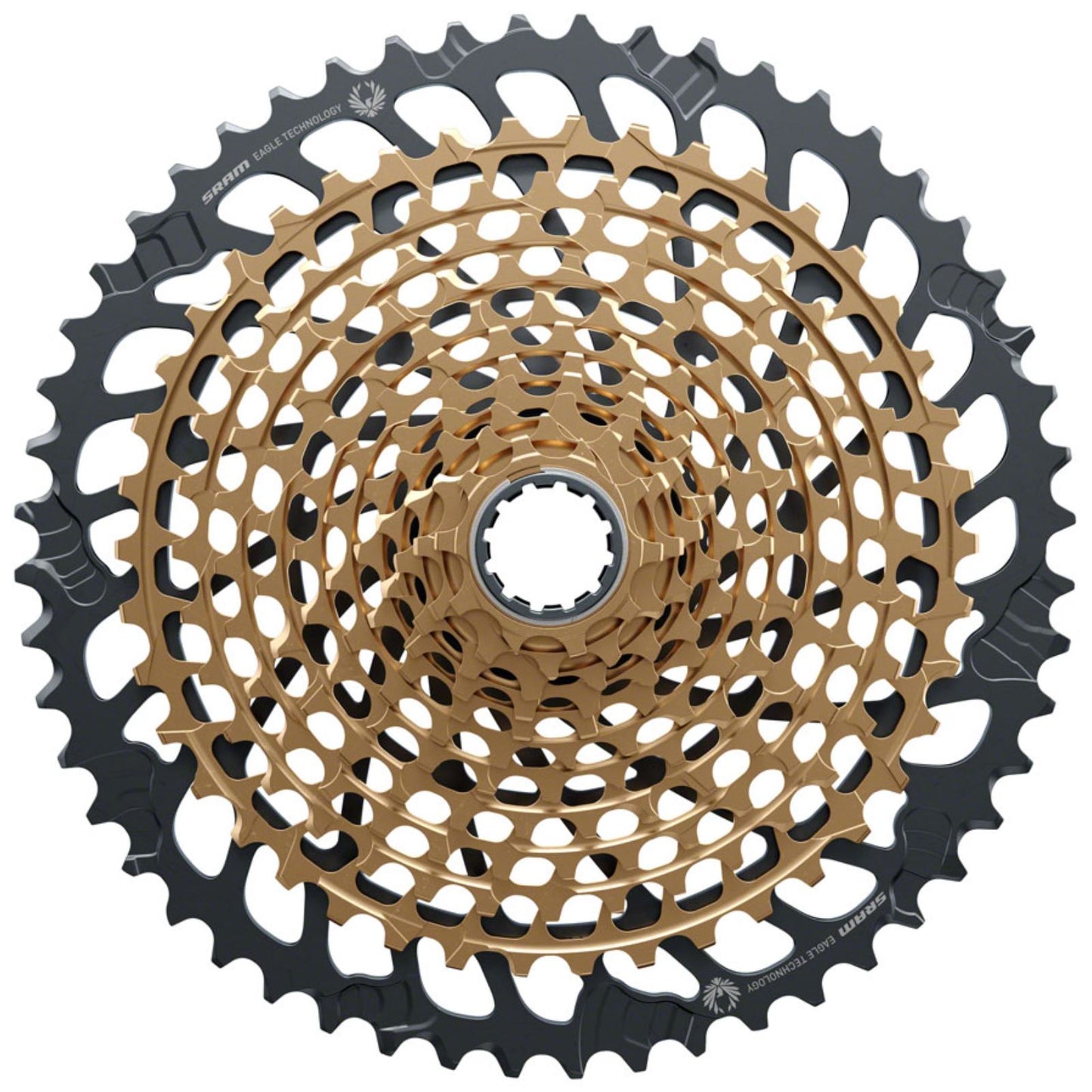 SRAM XG-1299 XX1 Eagle Cassette Speed:12 - 10-52T - Gold [MPN: 00.2418.107.001]_1276343