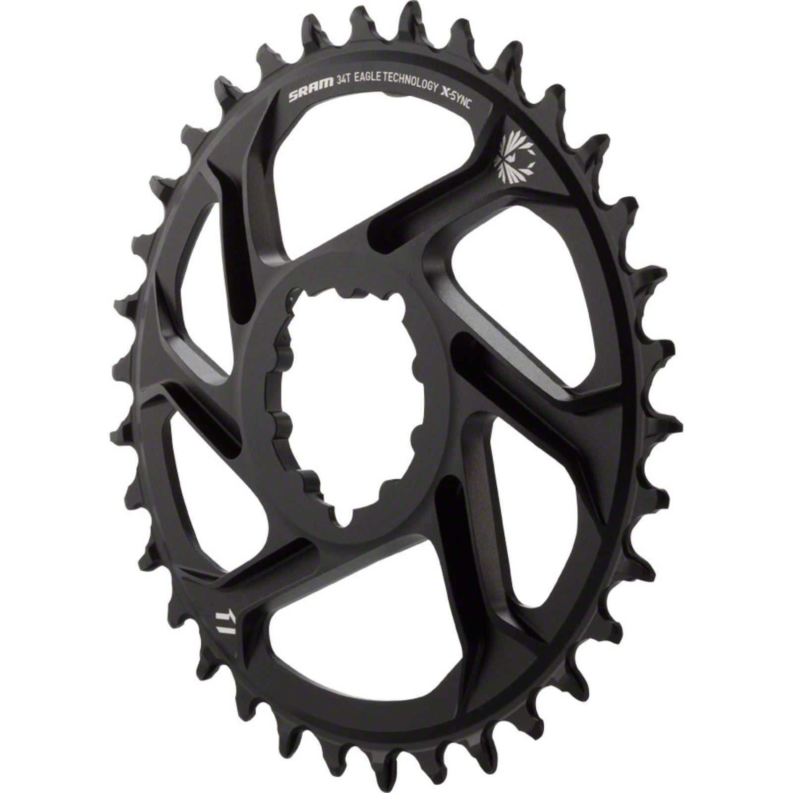 SRAM X-Sync 2 34T Direct Mount Single Chainring - Aluminum - Black [MPN: 11.6218.030.020]_1208712