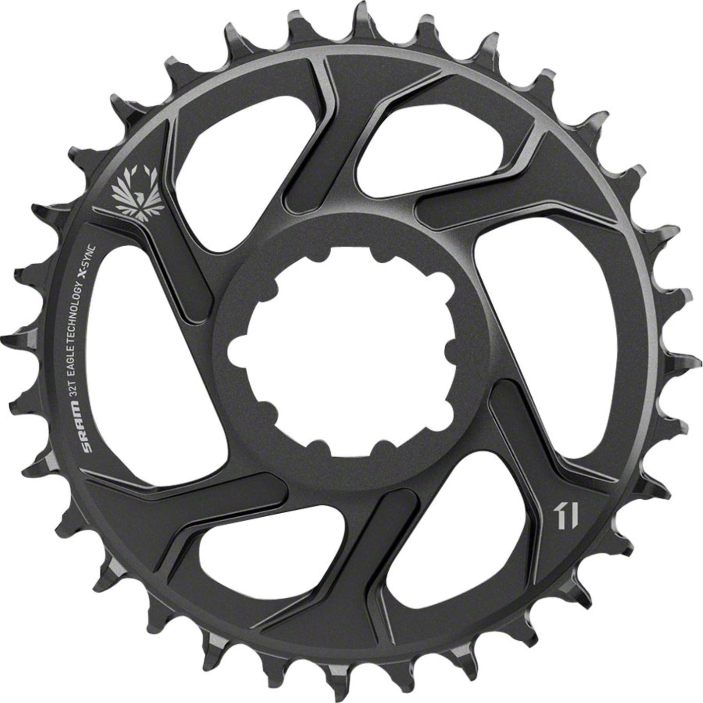 SRAM X-Sync 38T Direct Mount Single Chainring - Aluminum - Black [MPN: 11.6218.030.090]_1208719