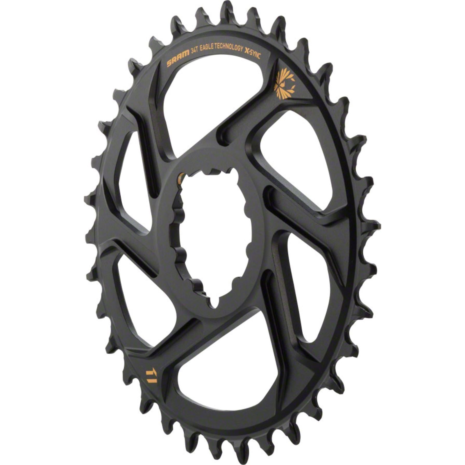 SRAM X-Sync 2 Eagle 3mm Offset Chainring - Teeth: 34 - Aluminum Gold [MPN: 11.6218.030.170]_1208682