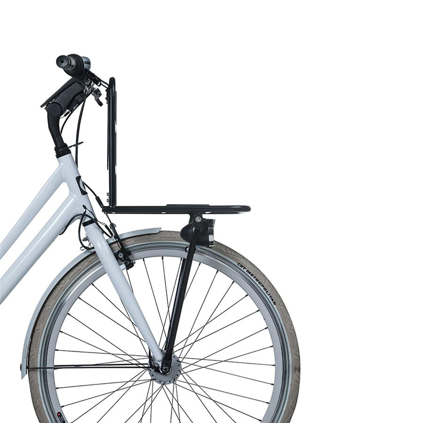 Basil Portland Front Carrier Front carrier extension - Black [MPN: 50097]_1110225