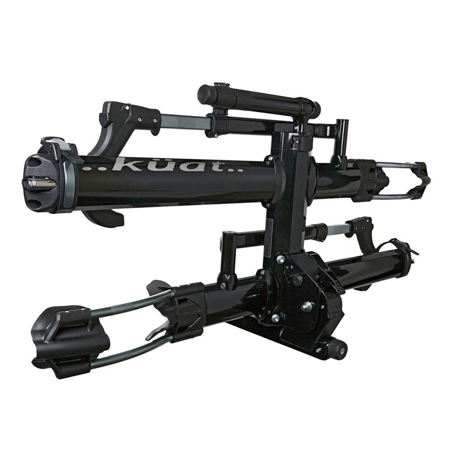 Kuat NV 2.0 Hitch Mounted Bike Rack 2 Bikes - 1-1/4" Hitch - Black Metallic [MPN: NV12B]_1110407