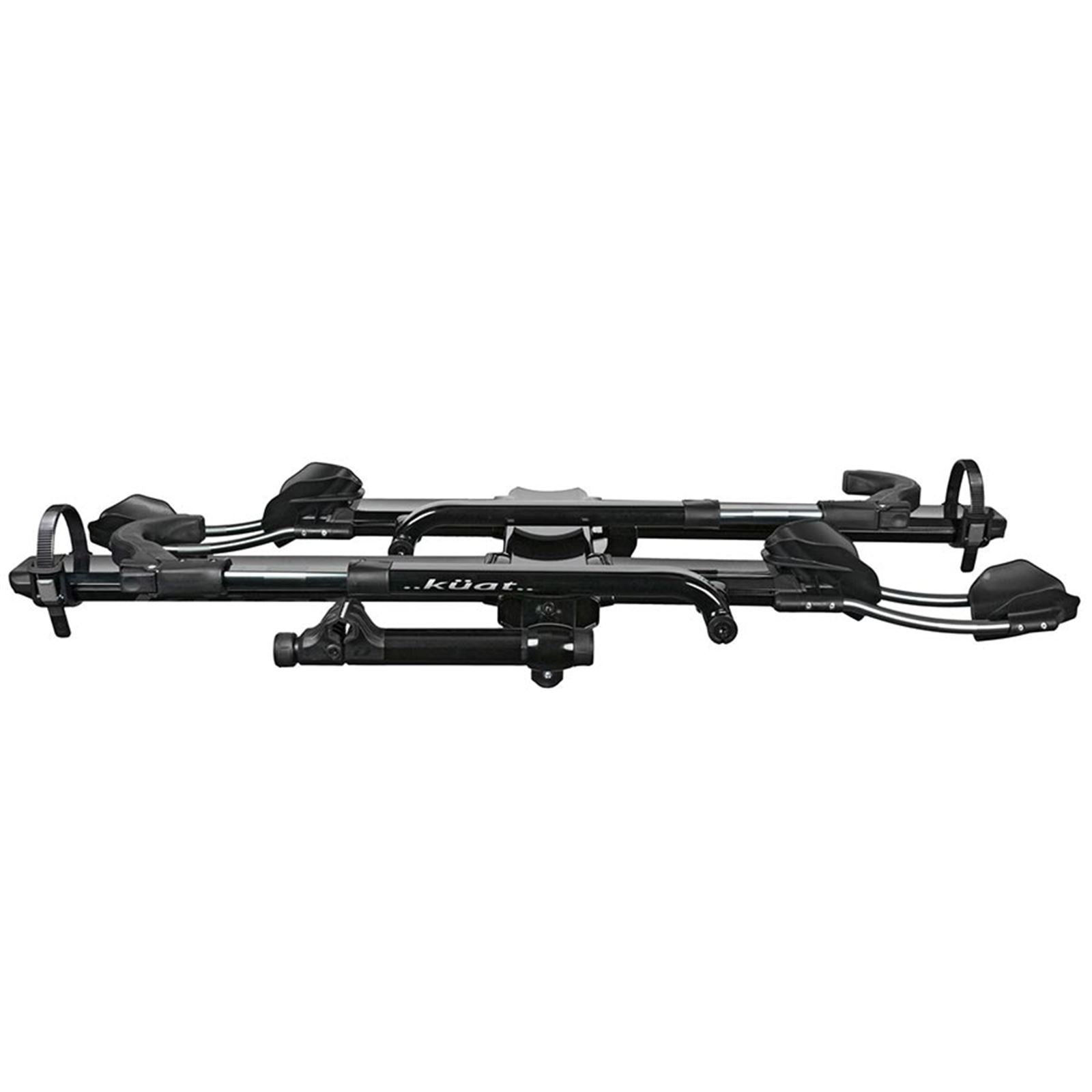 Kuat NV 2.0 Hitch Mounted Bike Rack 2 Bikes - 1-1/4" Hitch - Black Metallic [MPN: NV12B]_1110385