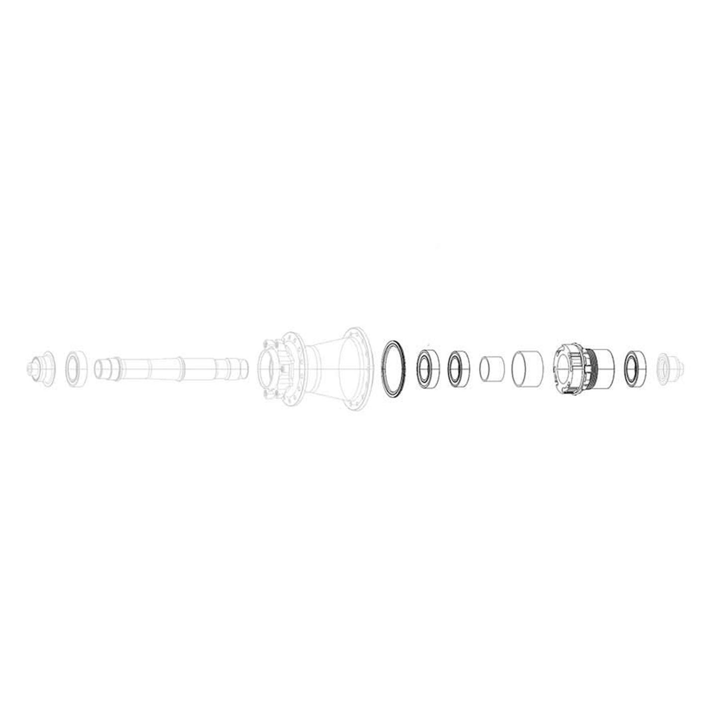 SRAM X0 Freehub Body 9/10sp. [MPN: 11.1918.000.011]_1110416