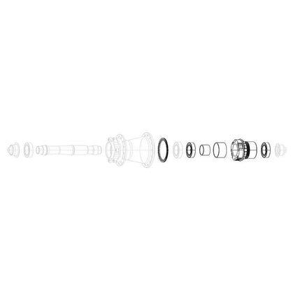 SRAM X0 Freehub Body XD 11/12sp. [MPN: 11.1918.000.012]_1110417