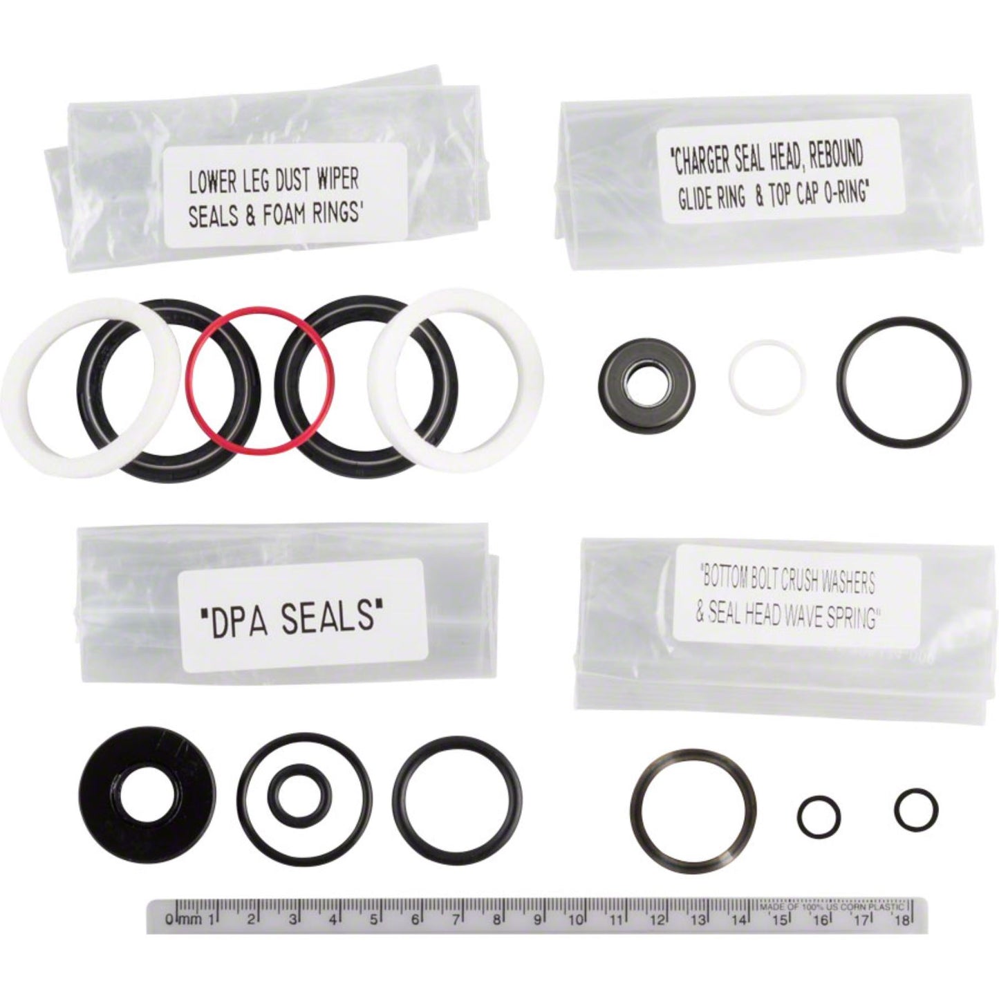 RockShox Pike Dual Position Air A1 - 200 hour/1 year Service Kit 00.4315.032.618_1211542