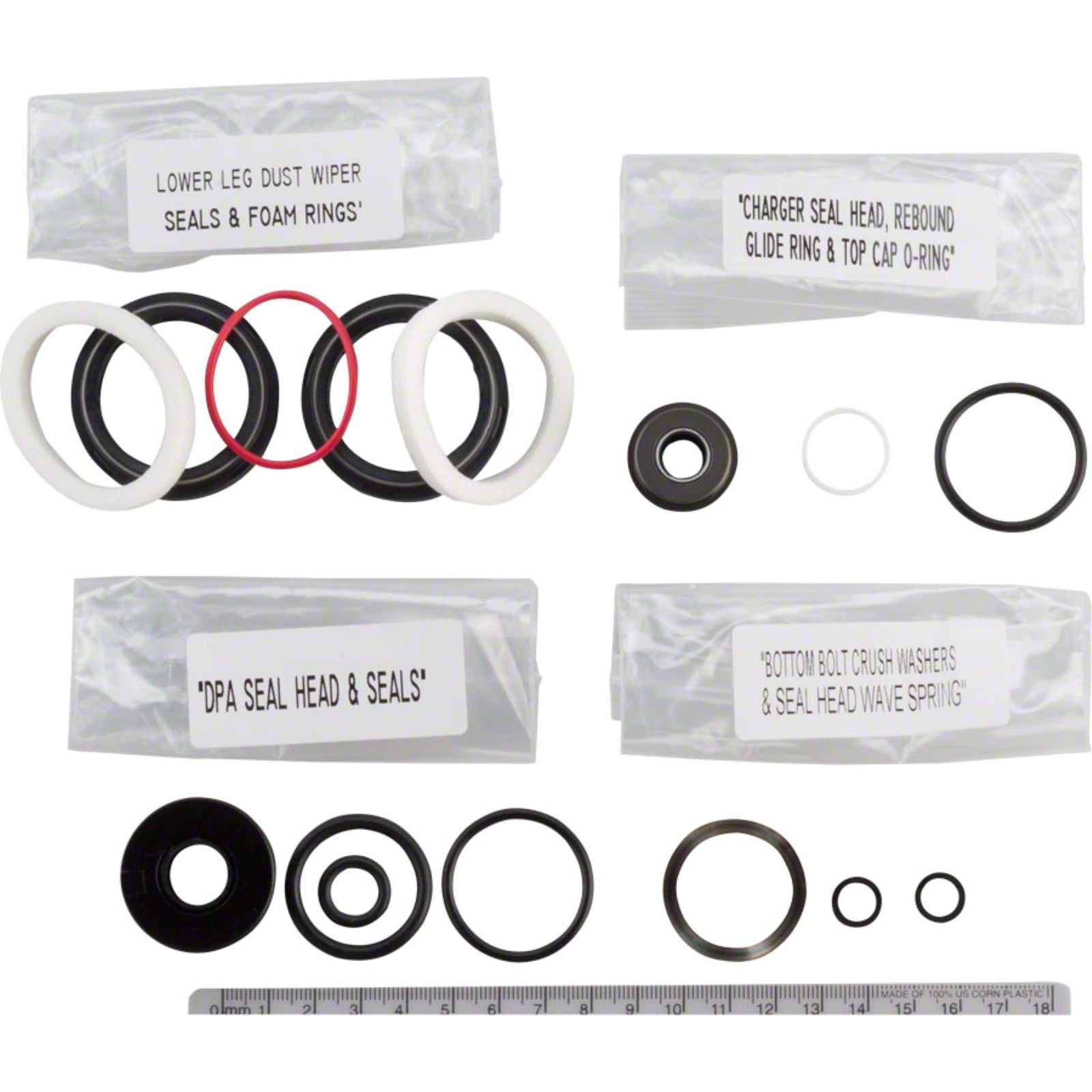 RockShox Lyrik/Pike29+ Dual Position Air A1 - 200 hour/1 year Service Kit 00.4315.032.620_1211543