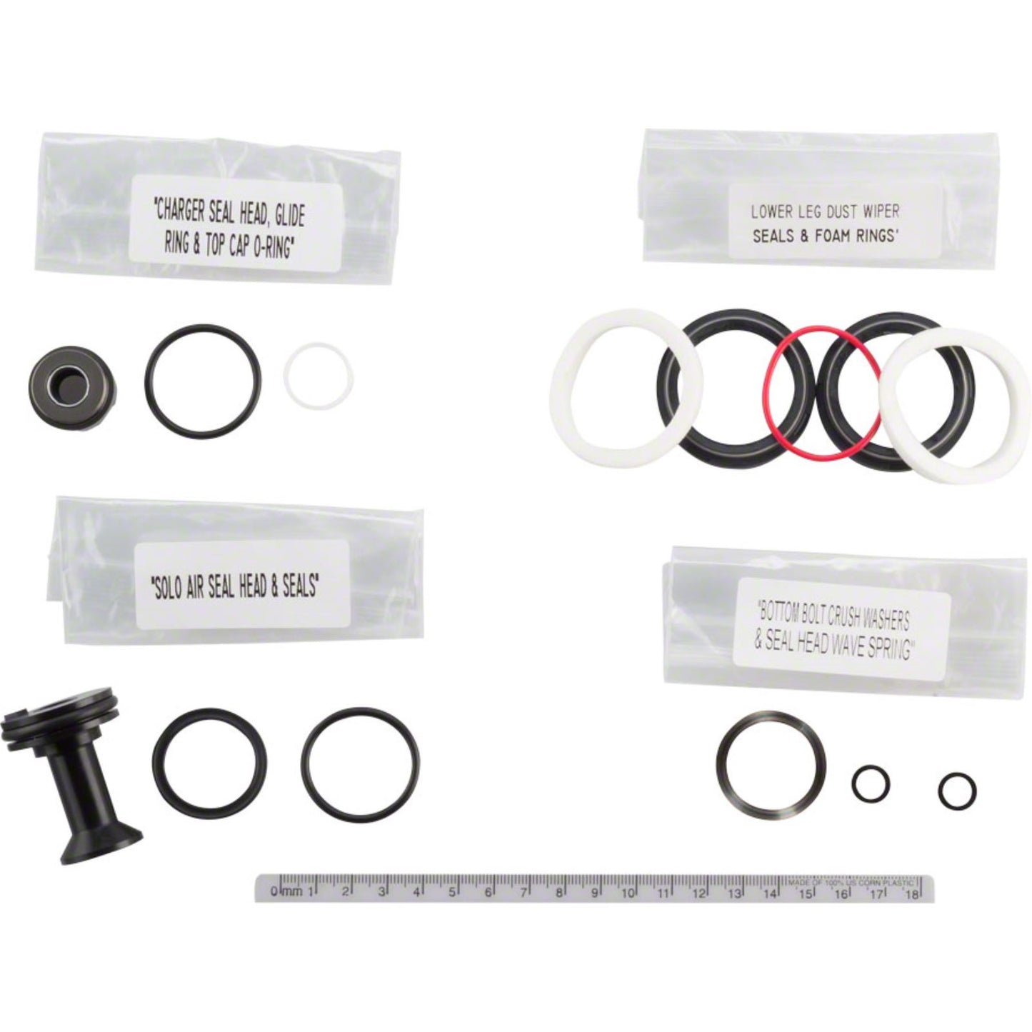 RockShox Lyrik/Pike29+ Solo Air A1 - 200 hour/1 year Service Kit 00.4315.032.621_1213157