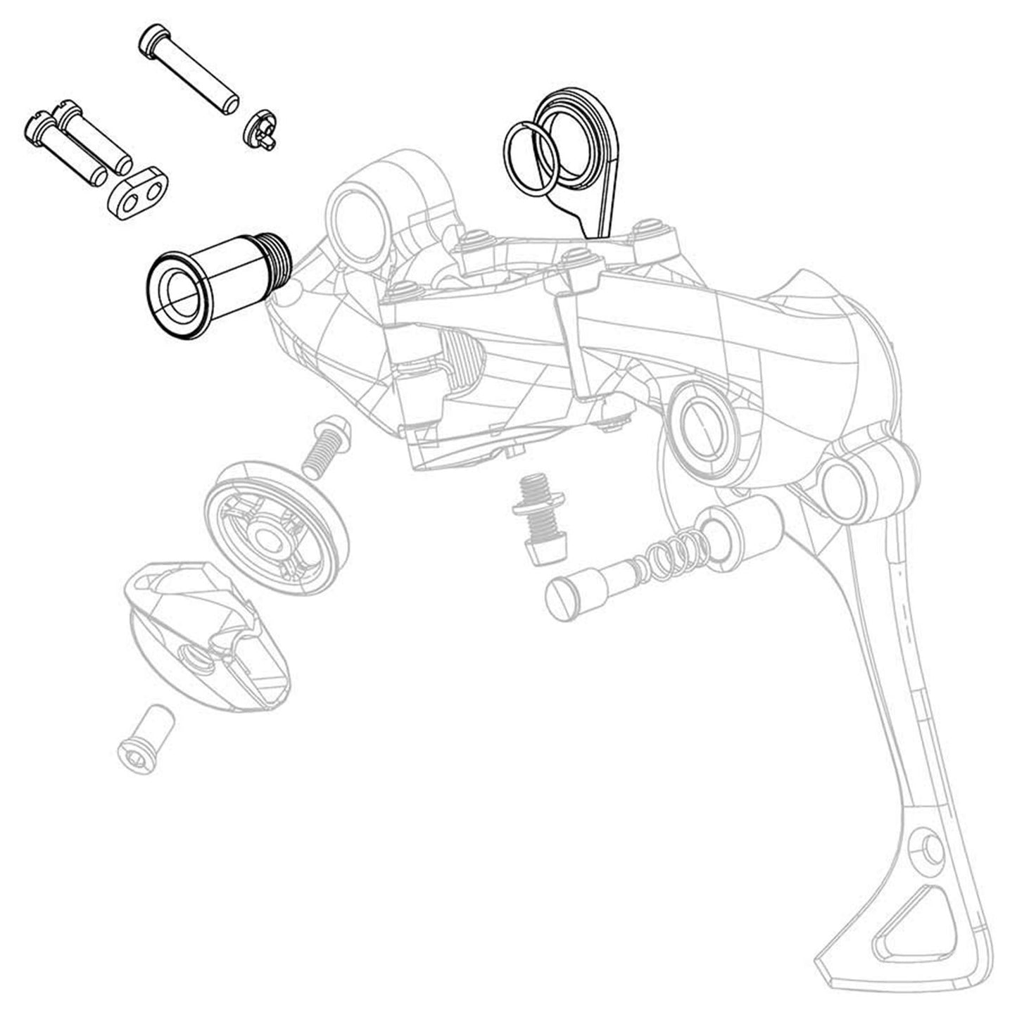 SRAM XX1 B-Bolt and Limit Screws kit [MPN: 11.7518.014.000]_1110464