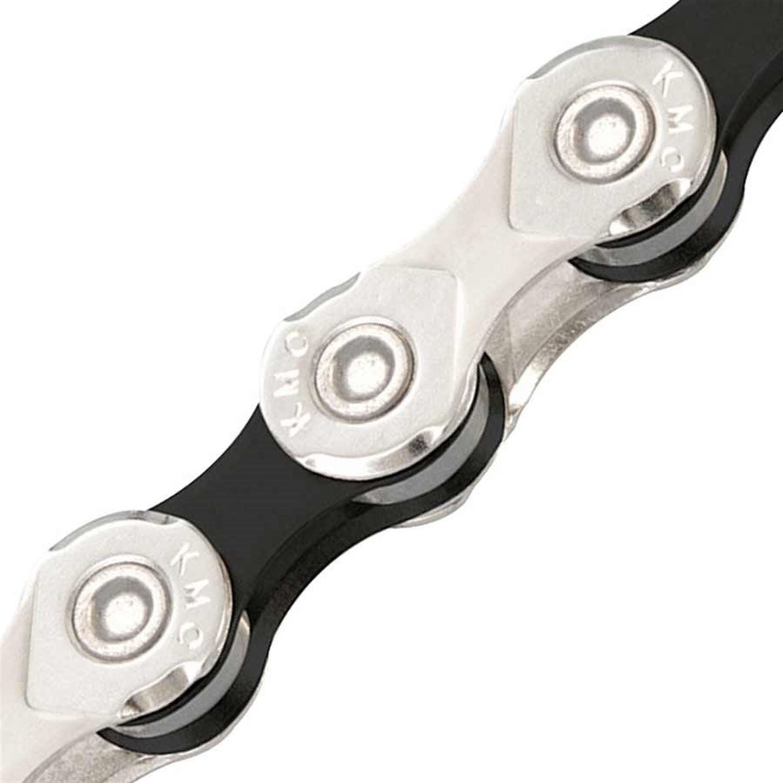 KMC X11 Chain - 11sp. - 118 Links - Nickel/Black [MPN: X11.93 x 118L NP/Bla]_1110466