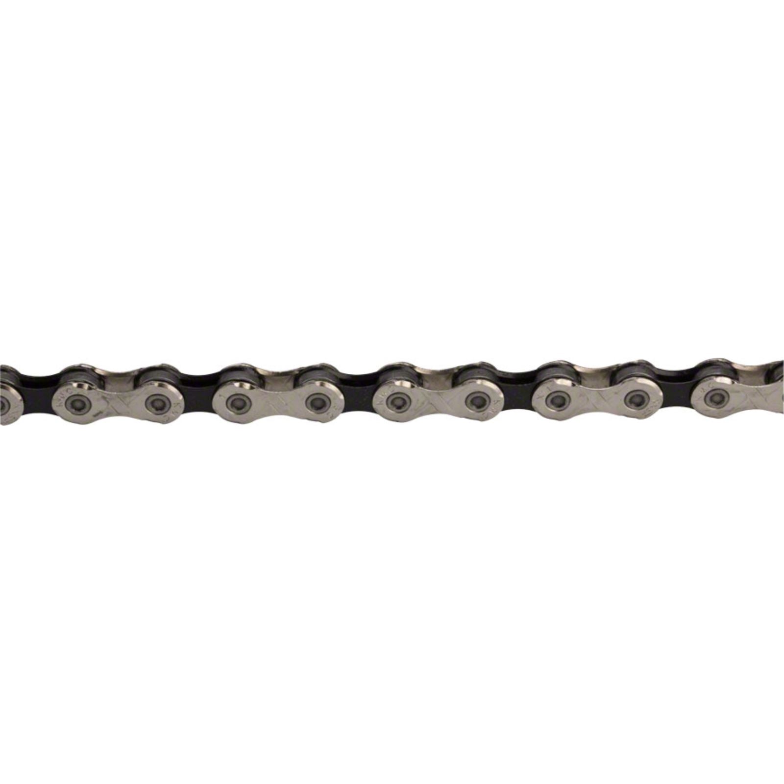 KMC X11 Chain - 11sp. - 118 Links - Nickel/Black [MPN: X11.93 x 118L NP/Bla]_1210729