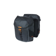Basil Miles Pannier - 34/Liter - Black/Orange [MPN: 18086]_1110542