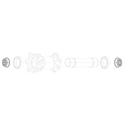 SRAM Conversion caps front hub 15x100  [MPN: 00.1918.145.011]_1110461