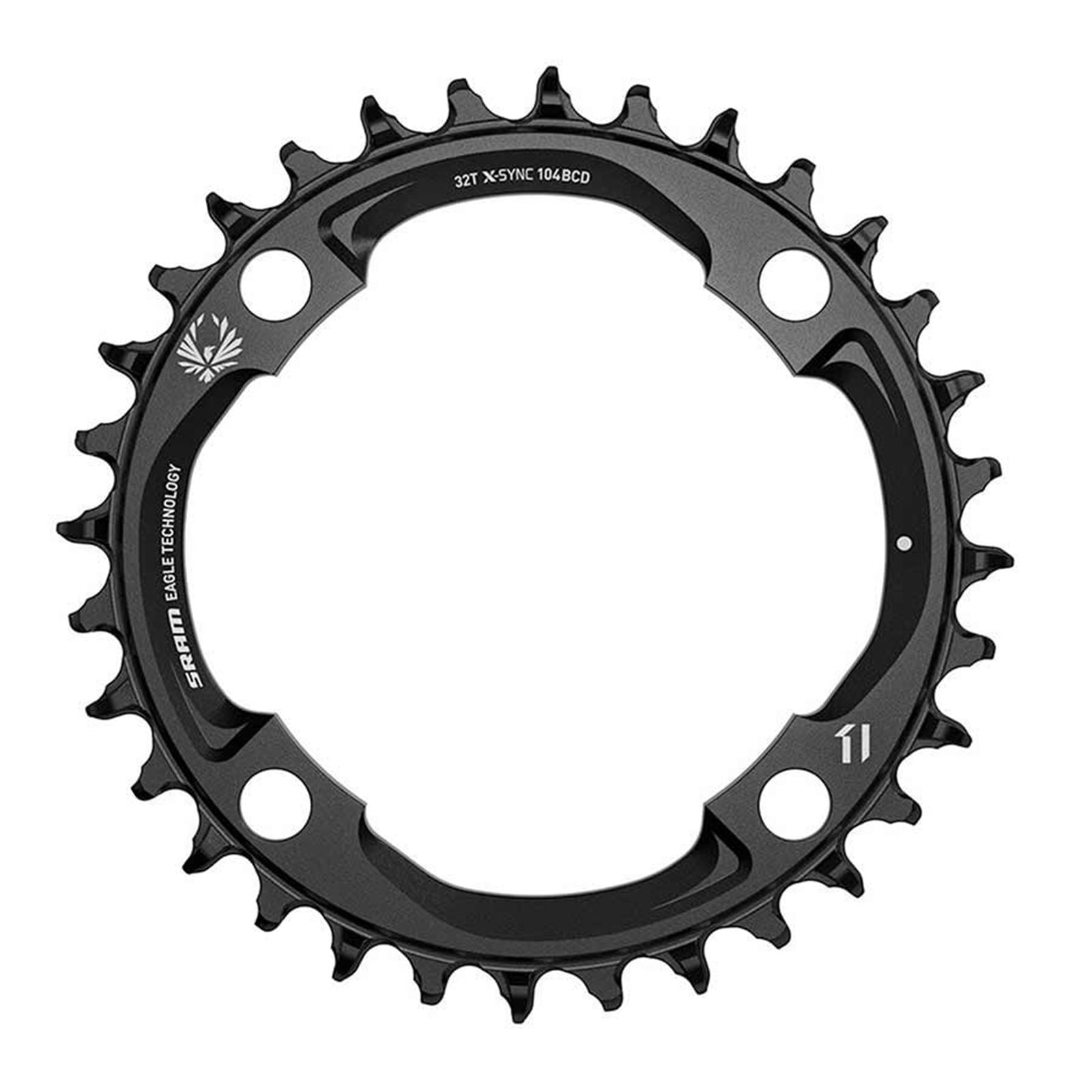 SRAM X-SYNC 2 32 Chainring BCD: 104 - Aluminum - Black [MPN: 11.6218.033.000]_1110590