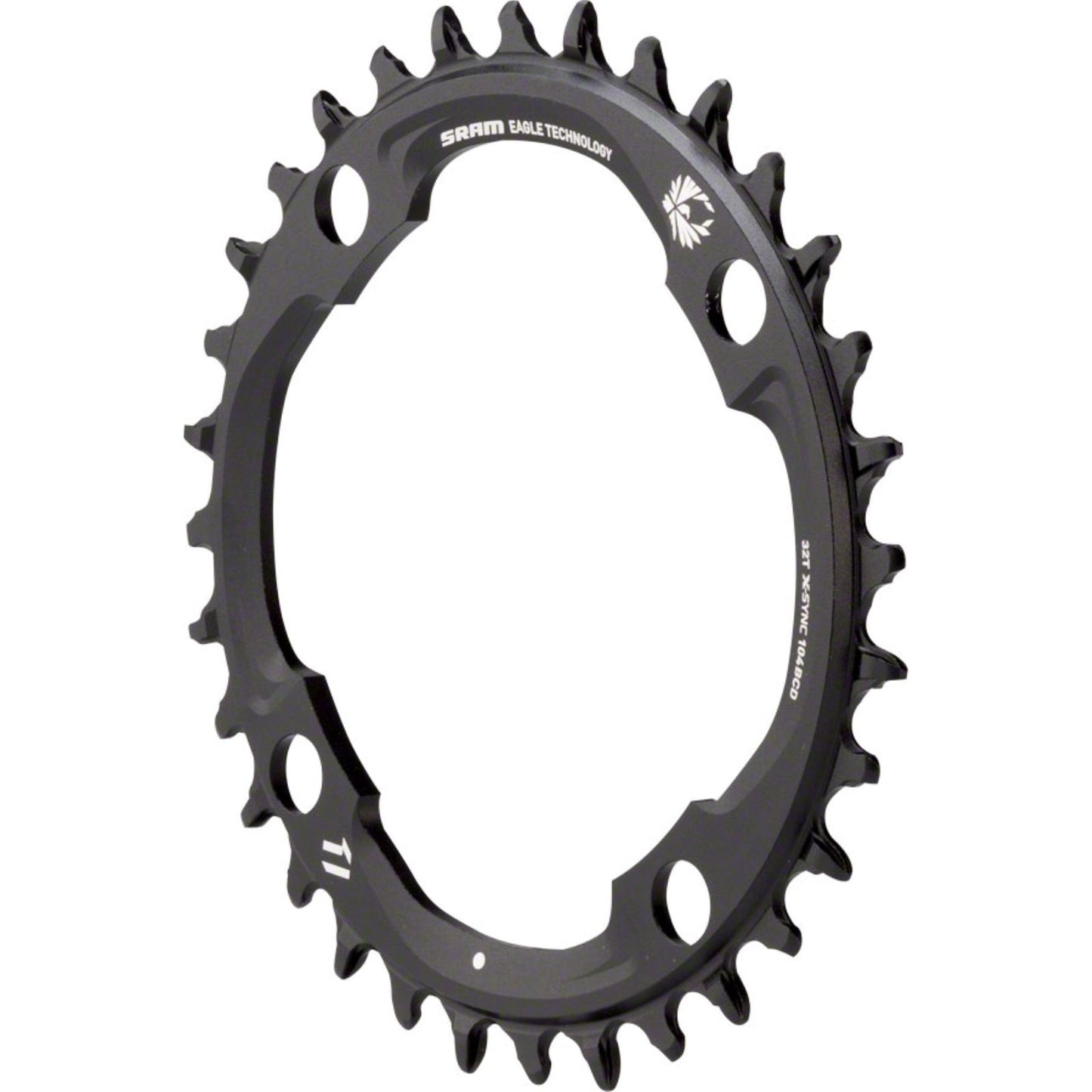 SRAM X-SYNC 2 32 Chainring BCD: 104 - Aluminum - Black [MPN: 11.6218.033.000]_1213413